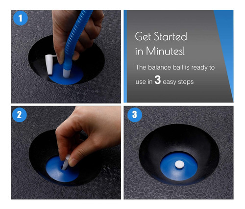 Bonita Pelota De Balance Ejercicio Bandas Elasticas Circulo