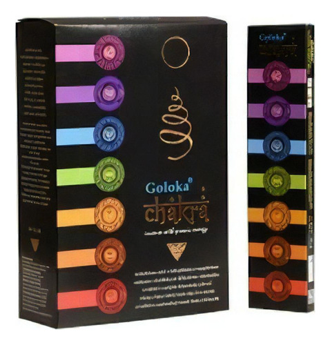 Incenso Goloka Ayurvedic Massala Chakra Cx.12un.15g