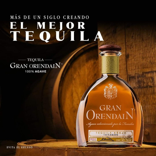 Tequila Gran Orendain Añejo 100% Agave