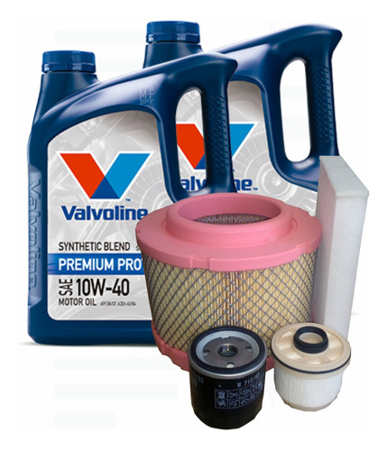 Kit 4 Filtros + 8 L Aceite Valvoline / Toyota Hilux 2.5/3.0