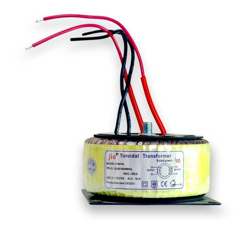 Transformador Toroidal 220v A 12v 60w 5a