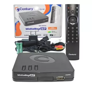 Receptor Midiabox B5 Century Midia Box B5 Hdtv Sat Regional