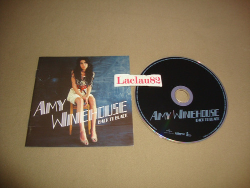 Amy Winehouse Back To Black 2006 Universal Cd Letras Blancas