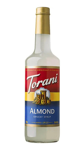 Jarabe Torani Clásico Sabor Almendra 750 Ml