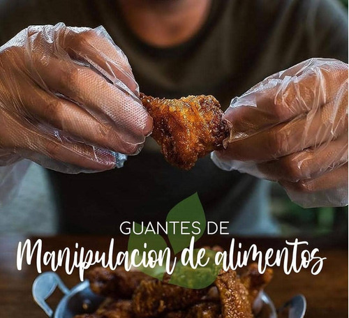 Guantes Transparentes Para Manipulación De Alimentos 