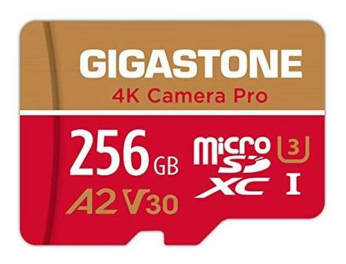 Gigastone 256gb Micro Sd Grabación De 4k Video A2 V30 Origin