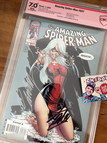 Comic Cgc - Amazing Spider-man #607 Campbell Stan Lee Firma