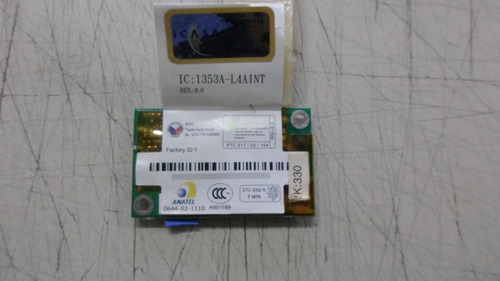 Placa Modem Interno Toshiba Satellite P25