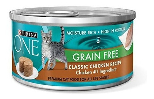 Purina One Grainfree Classic Pate Recipe Wet Cat Food 24 3 O