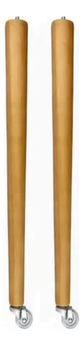 comprar Kit 2 Pé Palito 75cm Com Rodinha Parafuso Central 5u002F16 Np