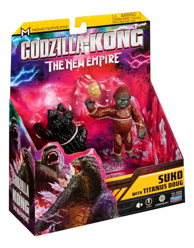 Muñeco Suko Titanus Doug Godzilla Kong New Empire Playmates