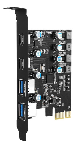 Tarjeta De Expansion Pci-e A Usb 3.0 De 4 Puertos (2 Puertos