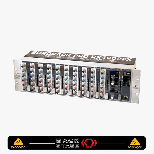 Behringer Rx1202fx Mezcladora Para Rack 12 Canales