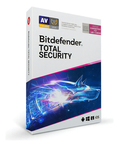 Bitdefender Antivirus Total Security 5pc Licencia 15 Meses