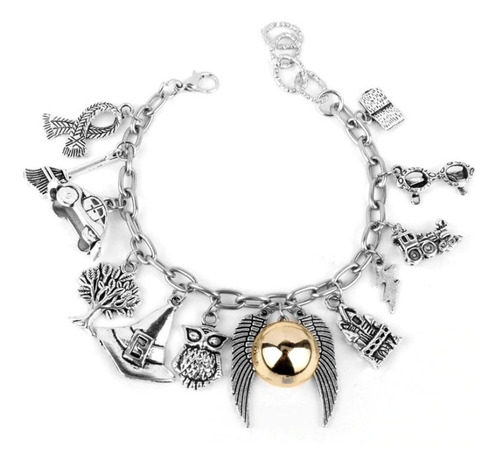 Pulsera Dije Reliquia Snitch Potter Gira Tiempo Hermione