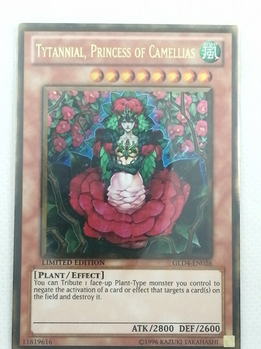 Gold Yugioh Tytannila, Princess Of Camellias