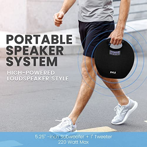Altavoz Bluetooth Portátil Inalámbrico, Con Batería Recargab