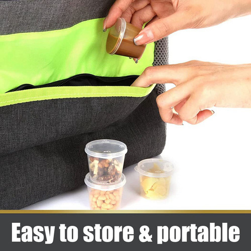 Caja De Salsa Desechable De 100 Piezas Para Salsas Y Salsas,