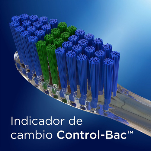 Cepillo Dental Oral-b Indicator Control-bac 3 Unidades Azul