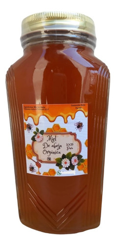 Miel De Abeja Orgánica 850 Ml 100% Pura, Huasteca Potosina