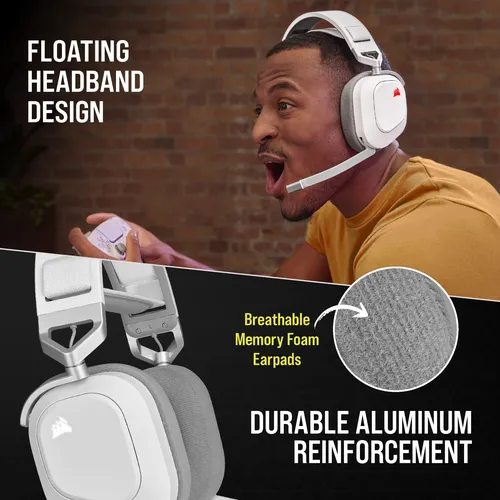 Auriculares Para Juegos Corsair Hs80 Rgb Inalámbricos Con Do