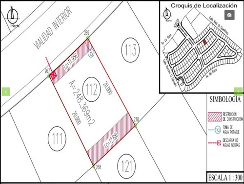 Lote 112 Dentro De Fraccionamiento La Vista Residencial, Queretaro