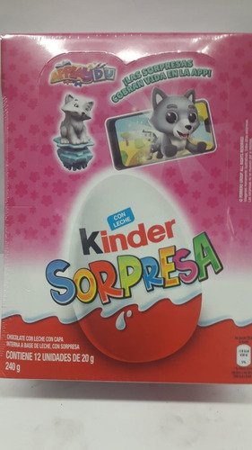 Huevos Kinder Sorpresa 20g - X 12un Sobre Ruedas Juguetes