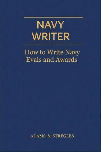 Navy Writer, De Adams. Editorial Military Writer, Tapa Blanda En Inglés