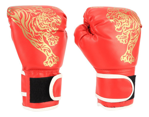 Guantes De Boxeo De Taekwondo Rojo Ejercicio De Culturismo S