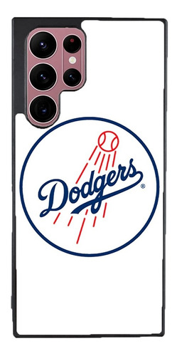 Funda Para Galaxy Los Angeles Dodgers Fondo Blanco Beisbol