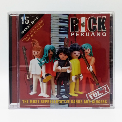 Cd Rock Peruano,15 Grandes Exitos Vol.2, Sellado,original