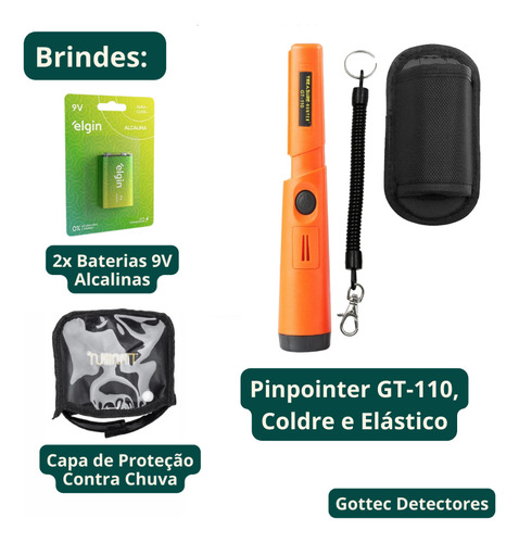 Detector De Metais Tx-850 + Pinpointer Gt-110, Original