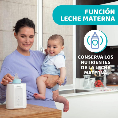 Chicco Calienta Biberones Doméstico Y De Viaje Con 2 Program