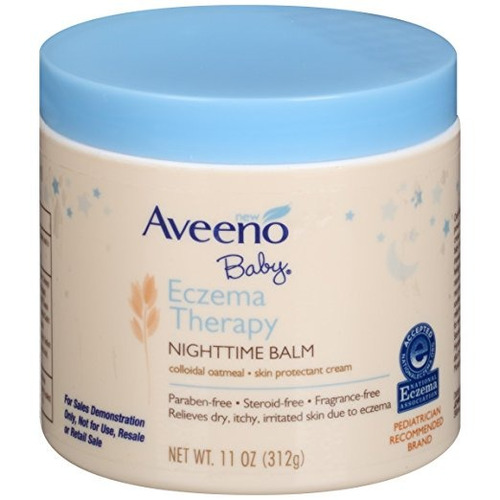 Aveeno Bebé Eczema Terapia Nocturna Bálsamo, 11 Onzas.