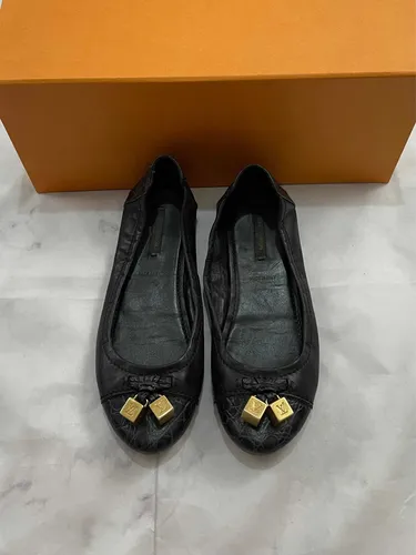 Flats Louis Vuitton Originales Mujer Negros Cuotas sin inter s