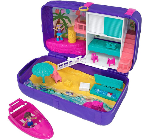 Oferta Polly Pocket Mochila Vacaciones En La Playa Original