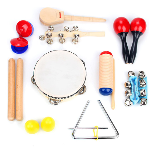 Boxiki Kids Juego De 16 Instrumentos Musicales Para Nios Peq