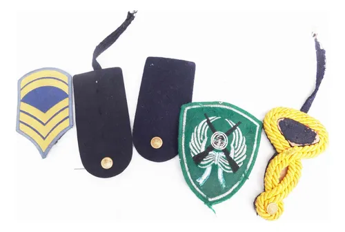 comprar 5 Charretera Uniforme Militar Ejercito Escudo Retro Insignia