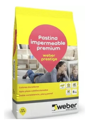 Pastina Weber Prestige X 5kg Perlato Ceramicos