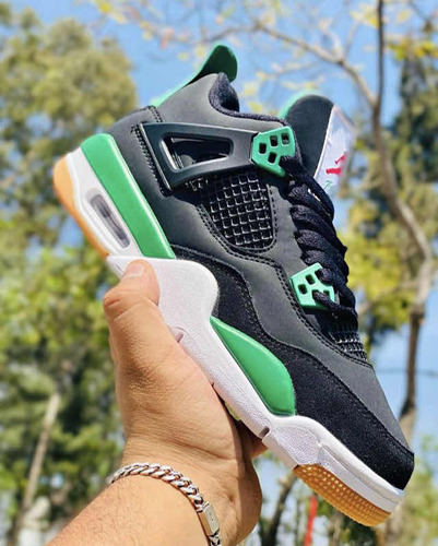 Nike Air Jordan Retro 4 Sb Black Green