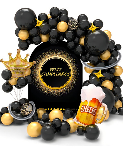 Globos Metalico De Cerveza Decoracion Para Amigos Fiestero