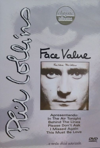 Phil Collins  Face Value - Dvd