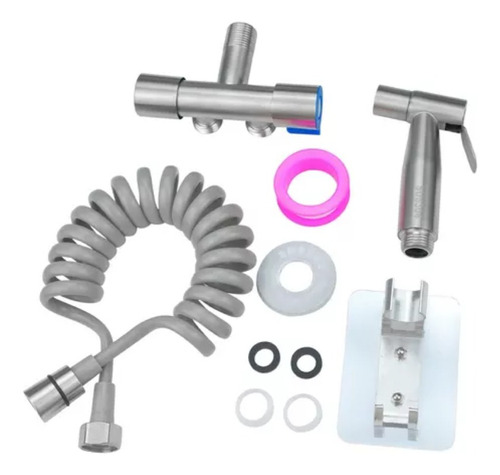 Juego Completo Llave Bidet Ducha Arabe Para Wc Envios