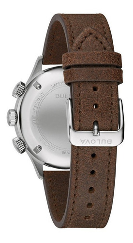 Imagen 3 de 7 de 96a245 Reloj Bulova Military Mechanicals A-15 1944cafe/negro