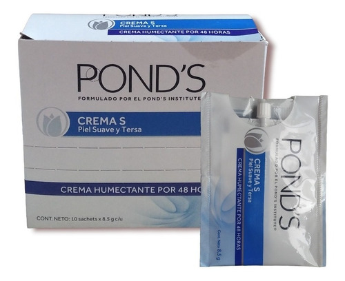 Crema Ponds Humectante Sachets 8,5 Grs (caja De 10 Unidades)