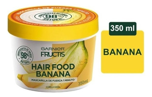 Mascarilla Capilar Garnier Fructis Hair Food Banana 350ml
