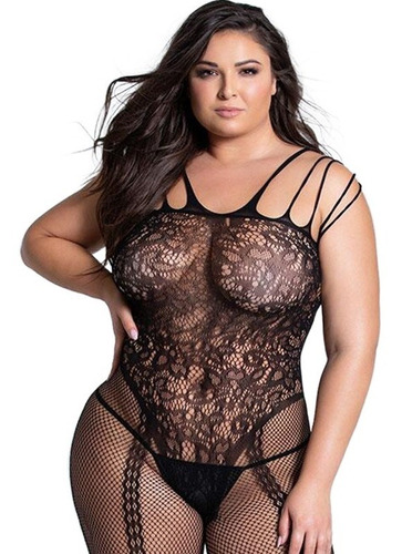 Exquisito Body Lencería Erótica Talles Grandes Hasta 4xl