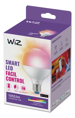 Lampara Led Globo Wiz Wifi Color E27 11w X2 Unidades