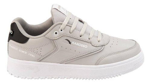 Tenis Mujer Gris Casual Antiderrapante