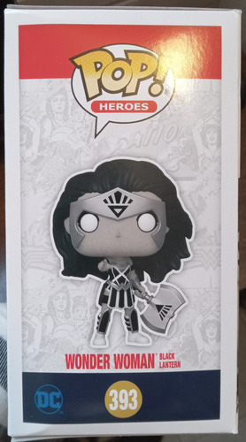 Funko Wonder Woman Black Lantern Glow Amazon Caja Dañada (Usado)